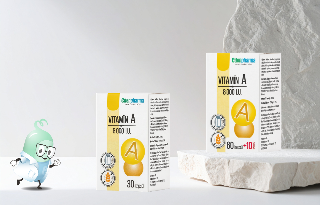 EDENPharma Vitamín A 8000 I.U.