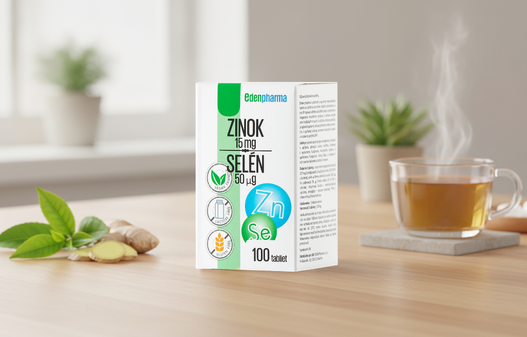 EDENPharma Zinok + Selén 100 tbl