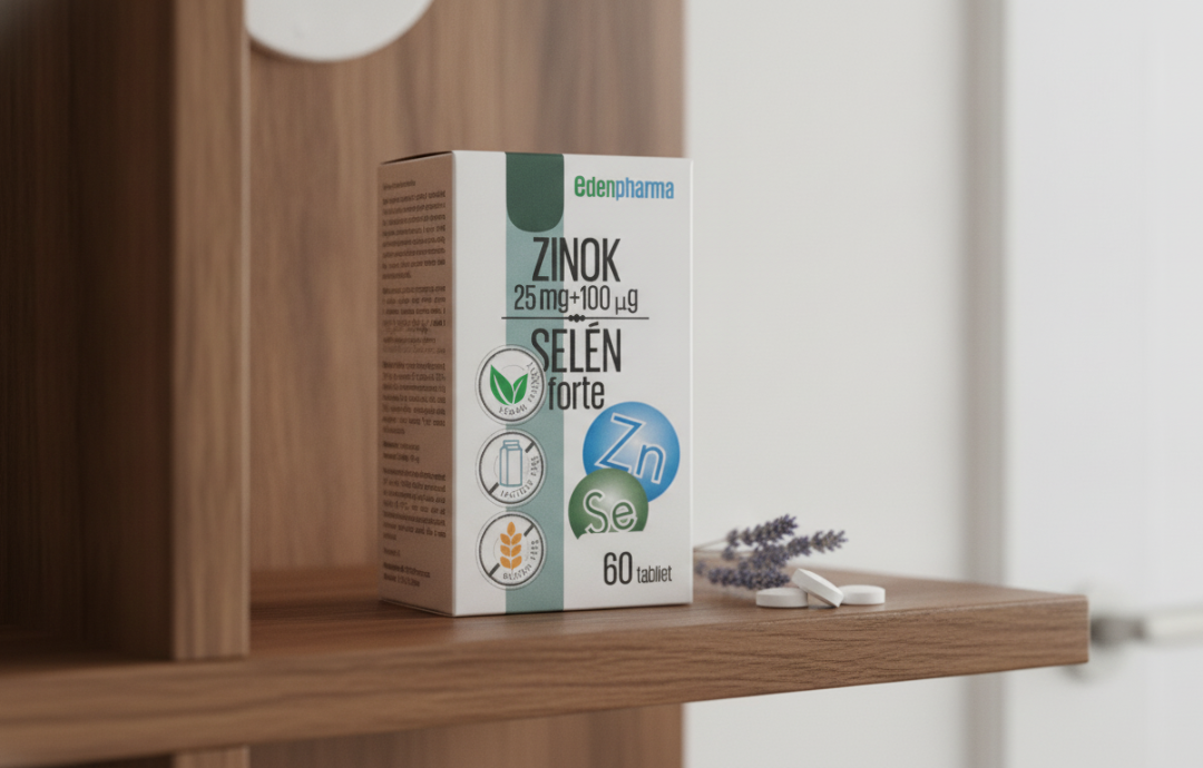 EDENPharma Zinok Selén forte 60 tbl