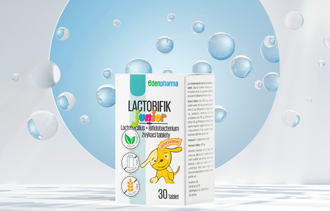 EDENPharma Lactobifik junior pomeranč 30 tbl