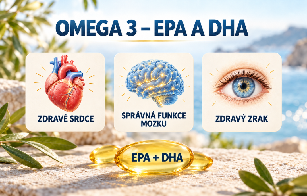 EDENPharma Omega 3 FORTE 60+10 cps