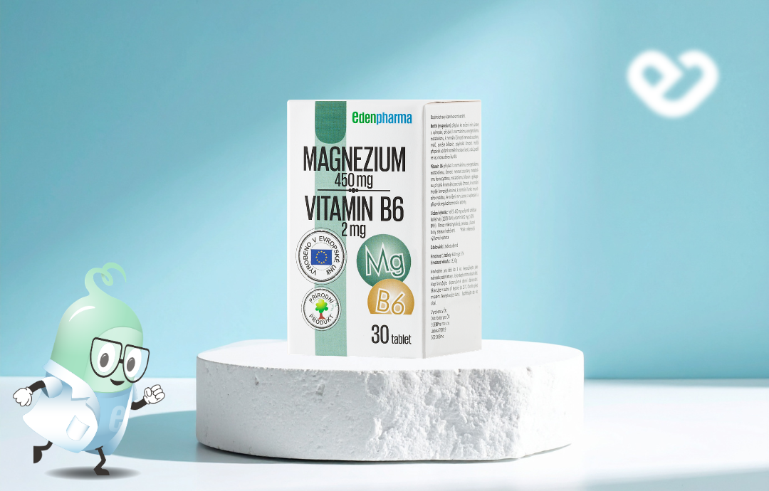 EDENPharma Magnesium + Vitamin B6 30 tbl