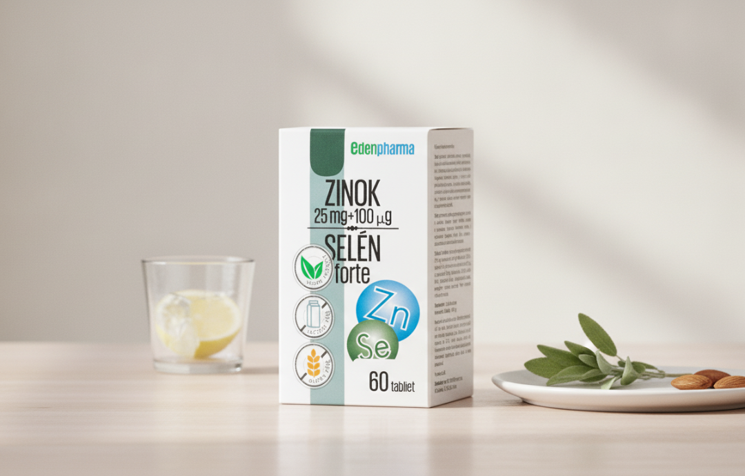 EDENPharma Zinok Selén forte 60 tbl