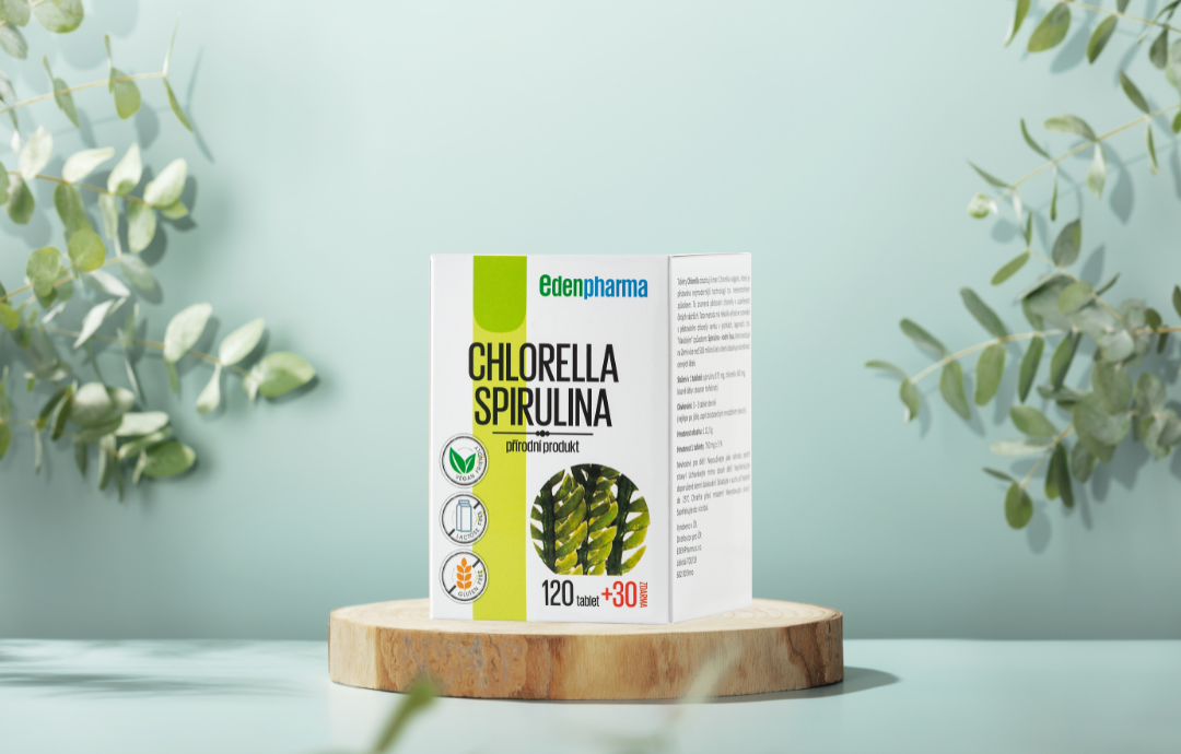 EDENPharma Chlorella + Spirulina 120+30 tbl