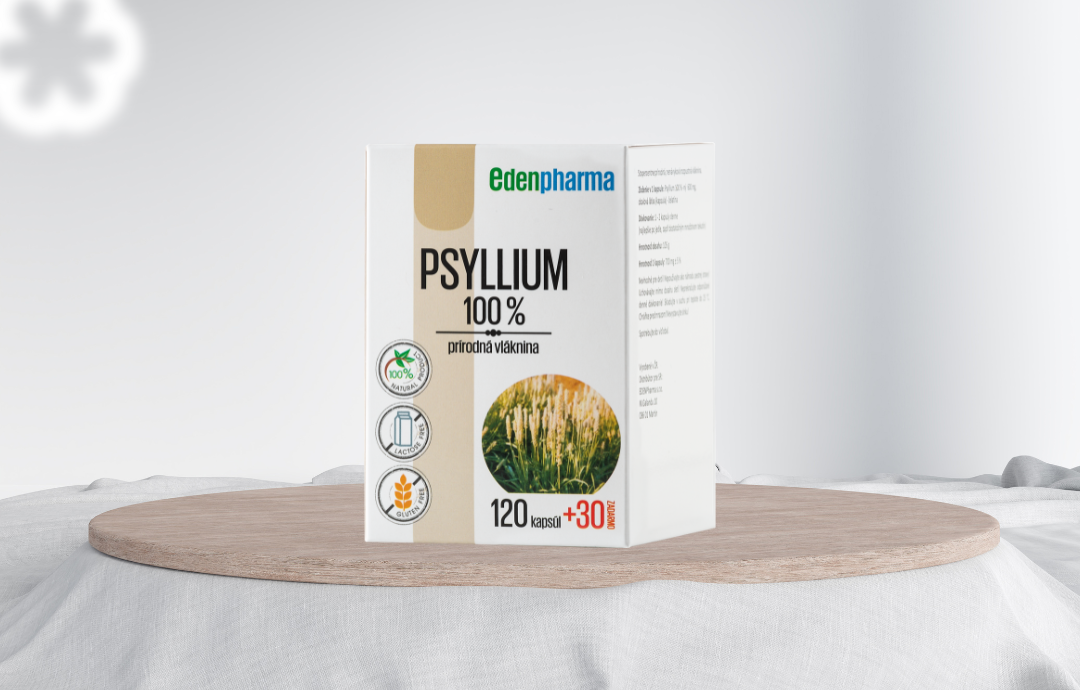 EDENPharma Psyllium 100% 120+30 cps
