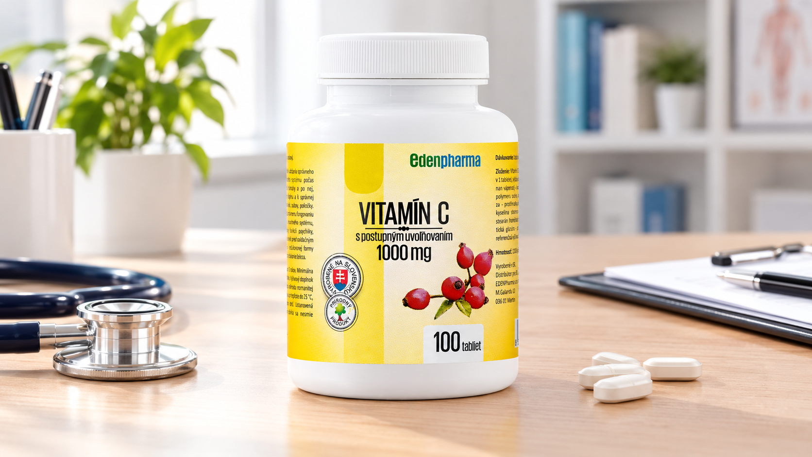 EDENPharma Vitamín C 1000 mg + šíp.extrakt