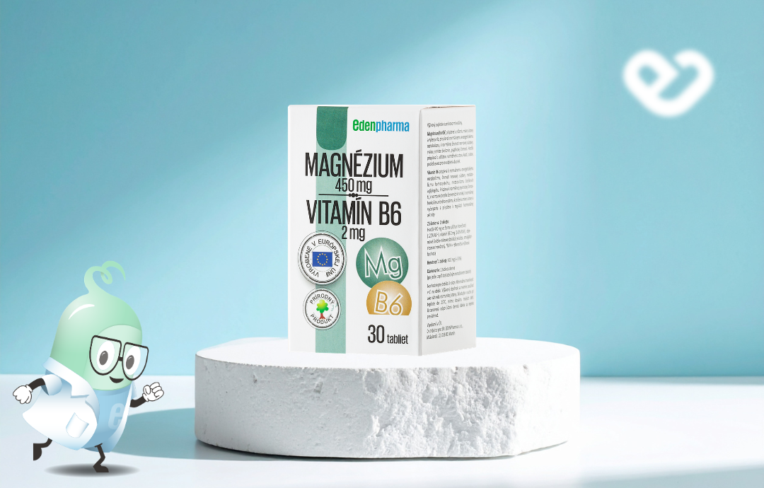 EDENPharma Magnézium + Vitamín B6 30 tbl