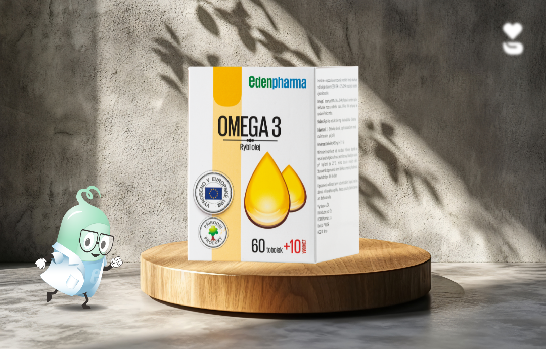 EDENPharma Omega 3 60 + 10 cps