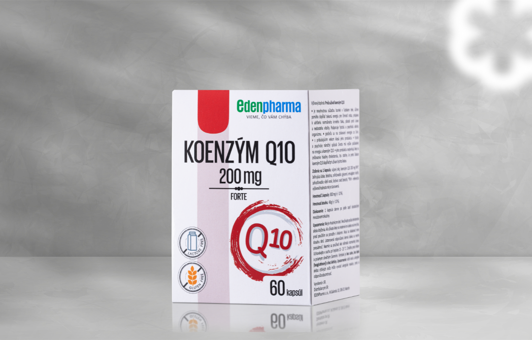EDENPharma Koenzým Q10 FORTE 200 mg 60 cps