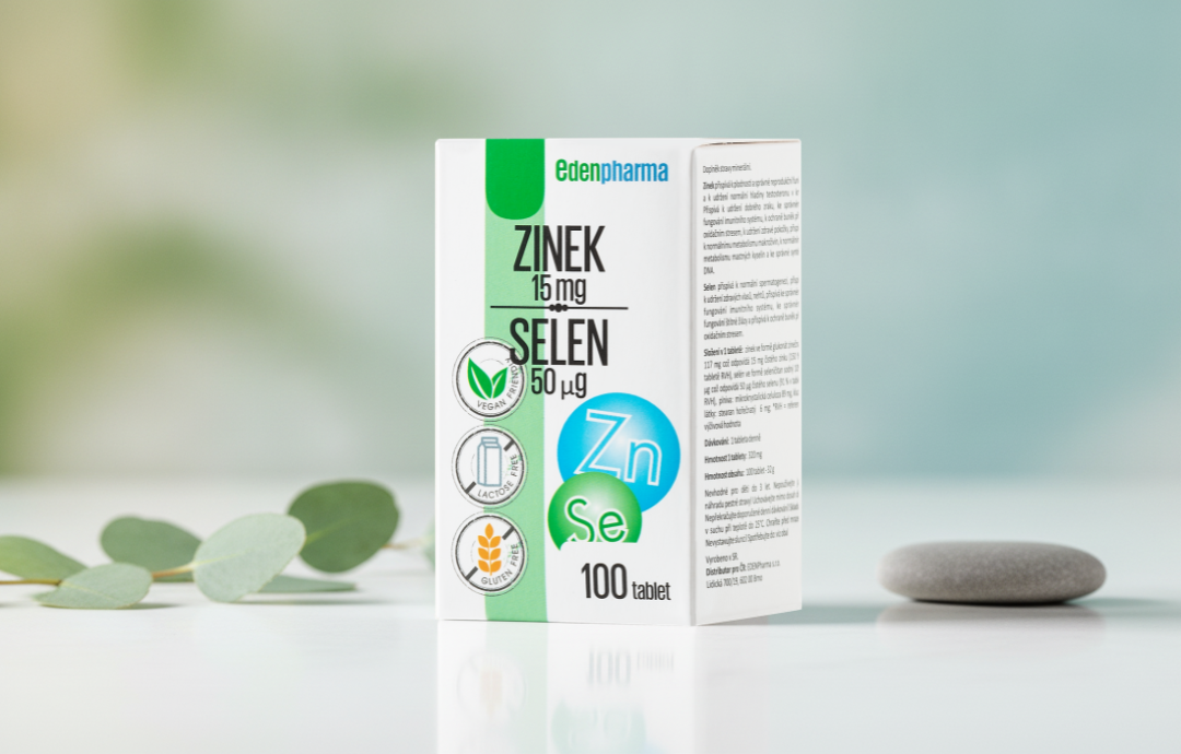 EDENPharma Zinek + Selen 100 tbl