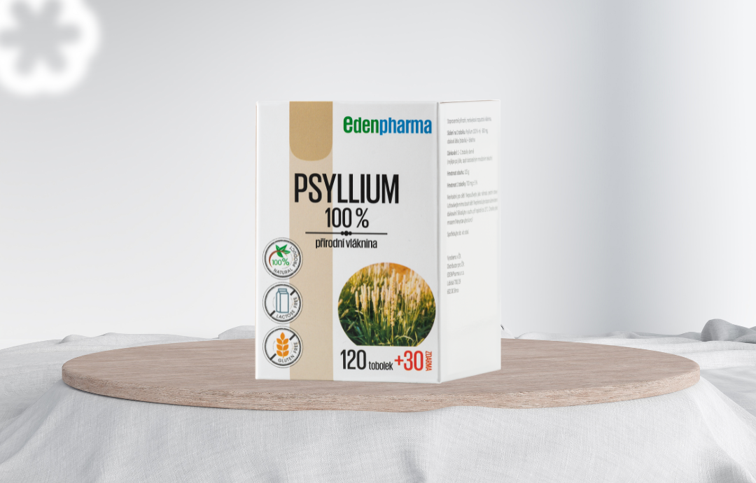 EDENPharma Psyllium 100% 120+30 cps
