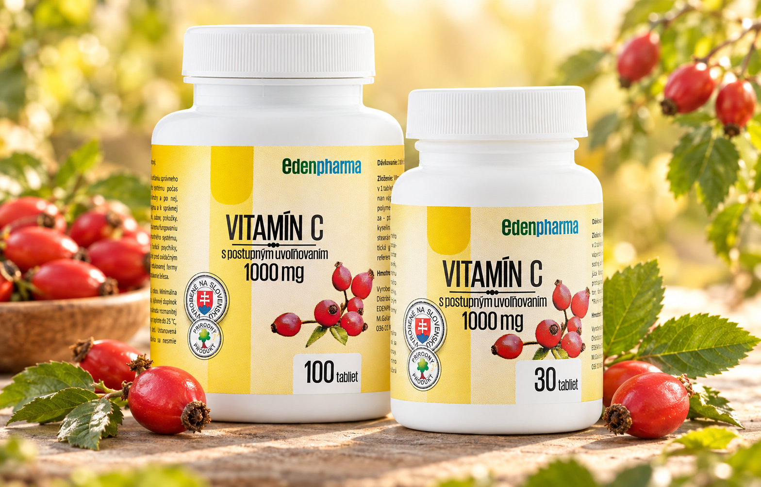 EDENPharma Vitamín C 1000 mg + šíp.extrakt