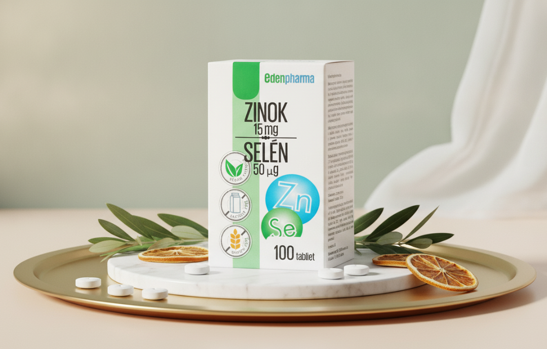 EDENPharma Zinok + Selén 100 tbl