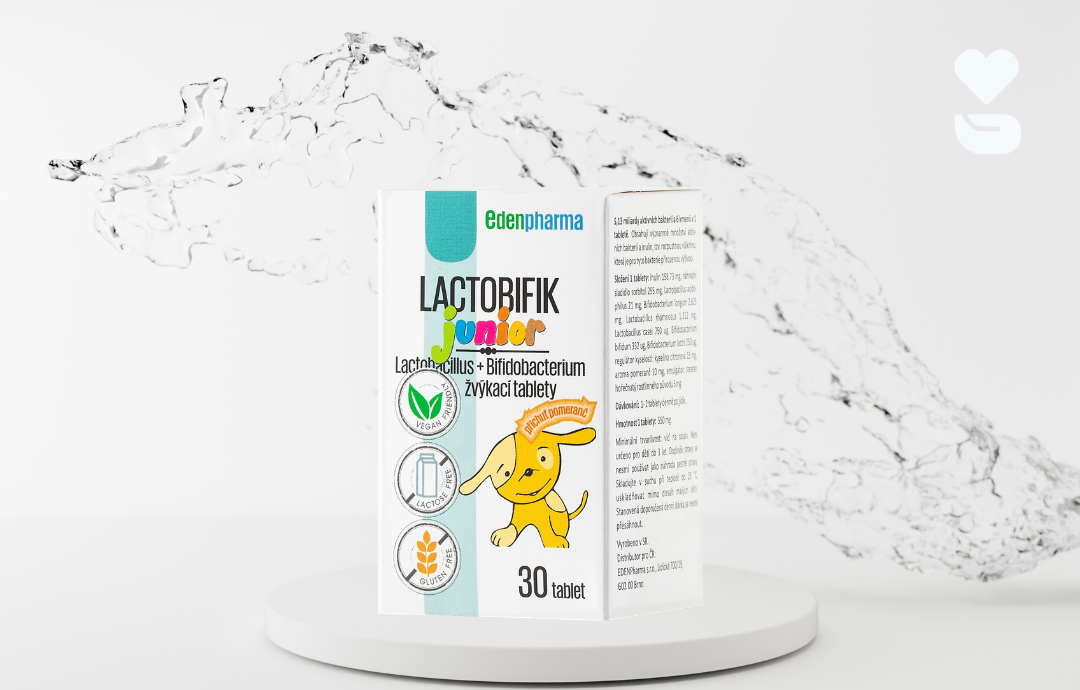 EDENPharma Lactobifik junior pomeranč 30 tbl