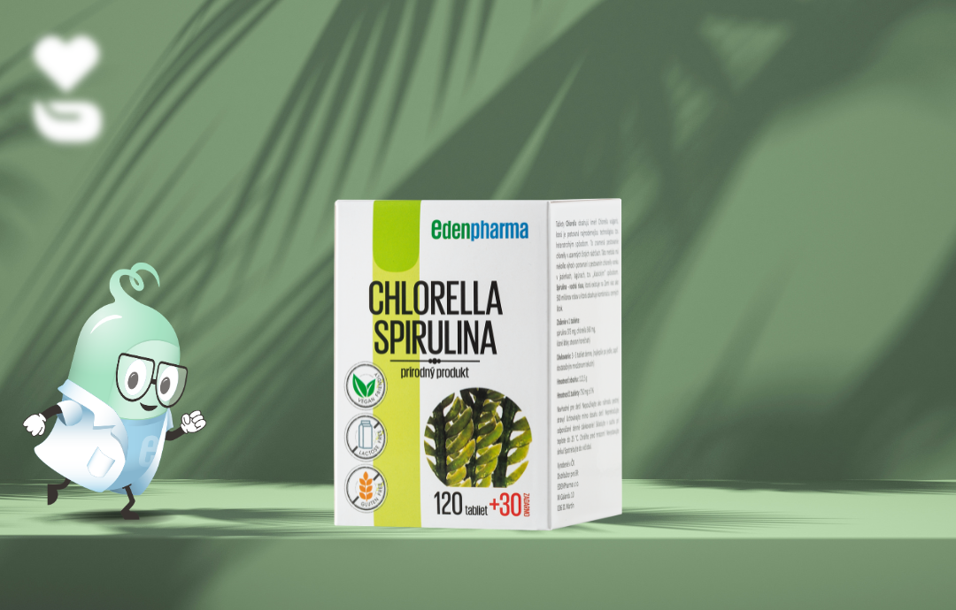 EDENPharma Chlorella + Spirulina 120+30 tbl