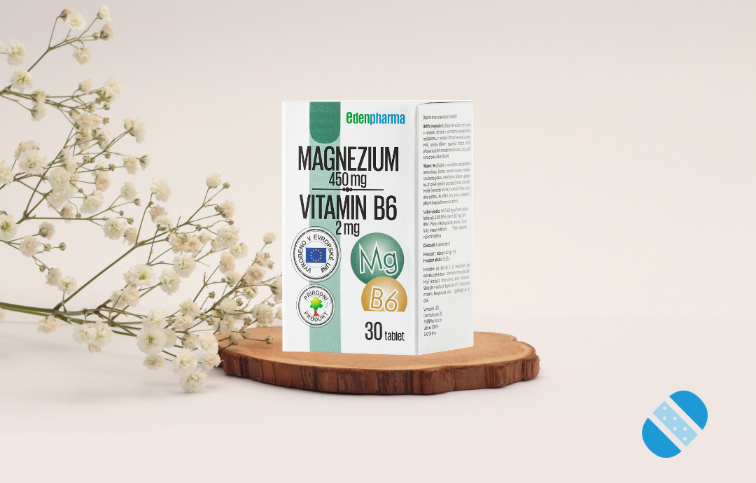 EDENPharma Magnesium + Vitamin B6 30 tbl