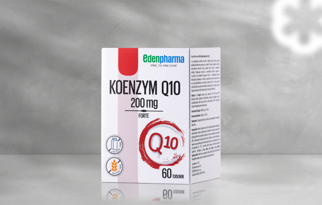 EDENPharma Koenzým Q10 FORTE 200 mg 60 cps