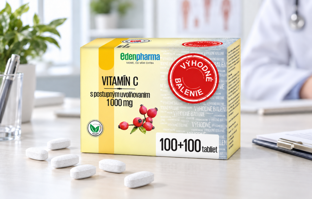 EDENPharma Vitamin C 1000 mg 100+100 tbl