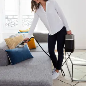 Naparovač odevov so stojanom Tefal Ixeo Power QT2028F0 čierna