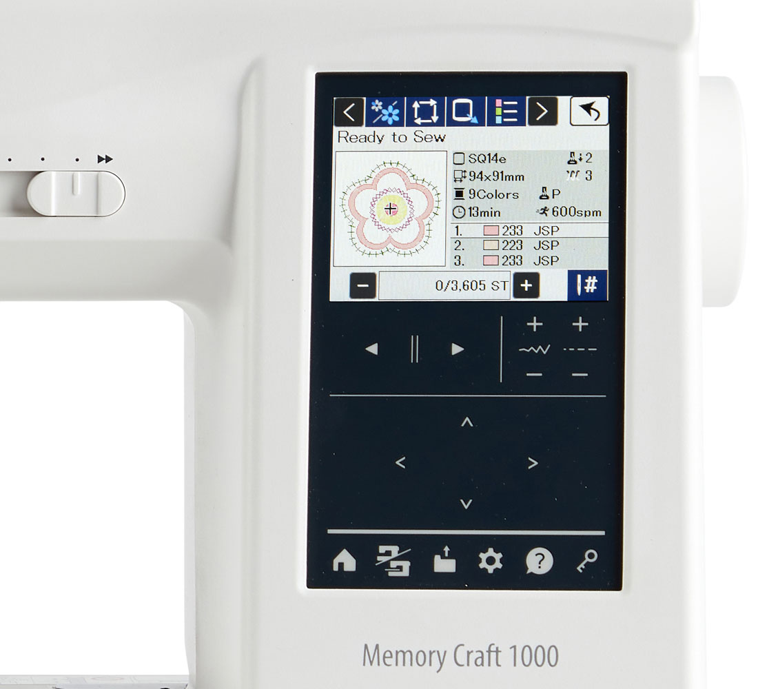 JANOME MEMORY CRAFT 1000