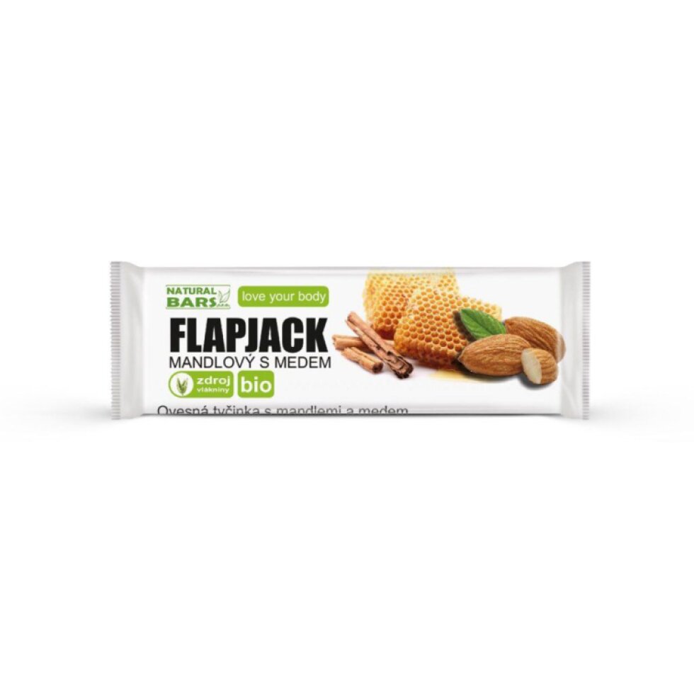 FlapJack BIO s mandlemi a medem - 40 g