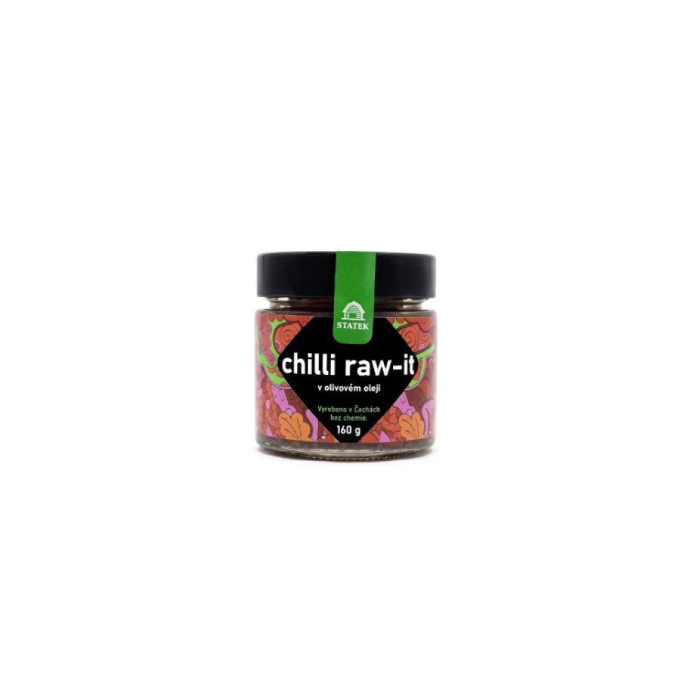 Chilli papričky Rawit nakládané v olivovém oleji a bylinách - 180 g