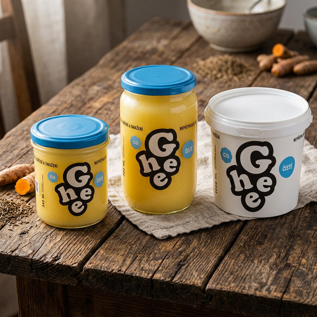 Ghí (Ghee) přepuštěné máslo - čisté