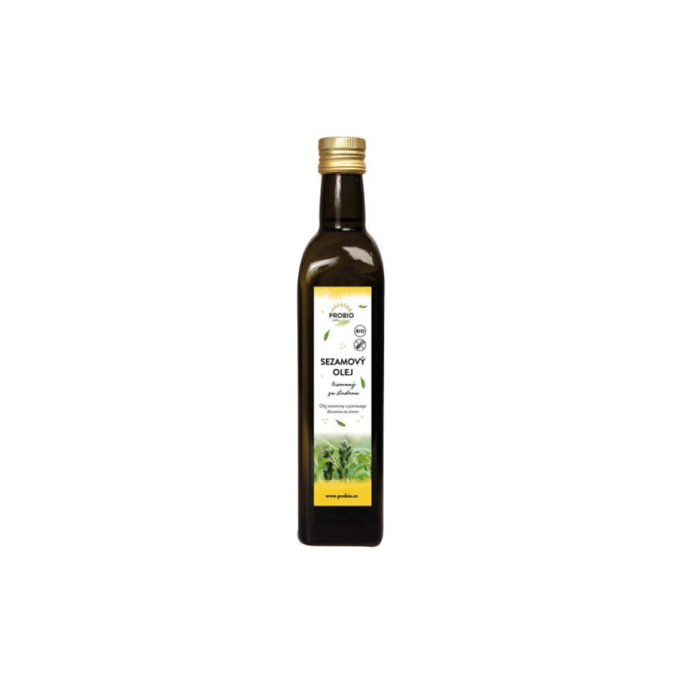 Sezamový olej BIO lisovaný za studena - 500 ml