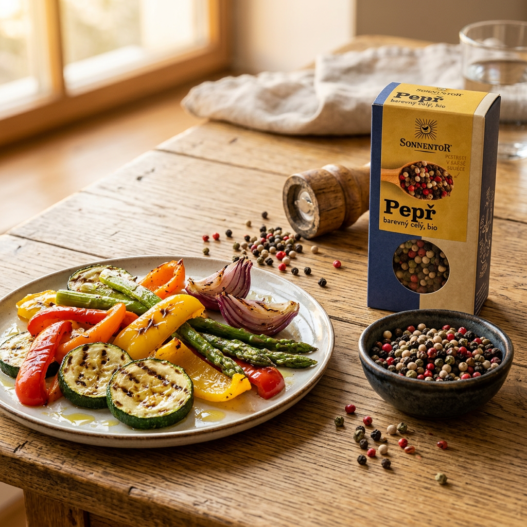 Pepř BIO barevný (černý, bílý, růžový, zelený) celý - 50 g