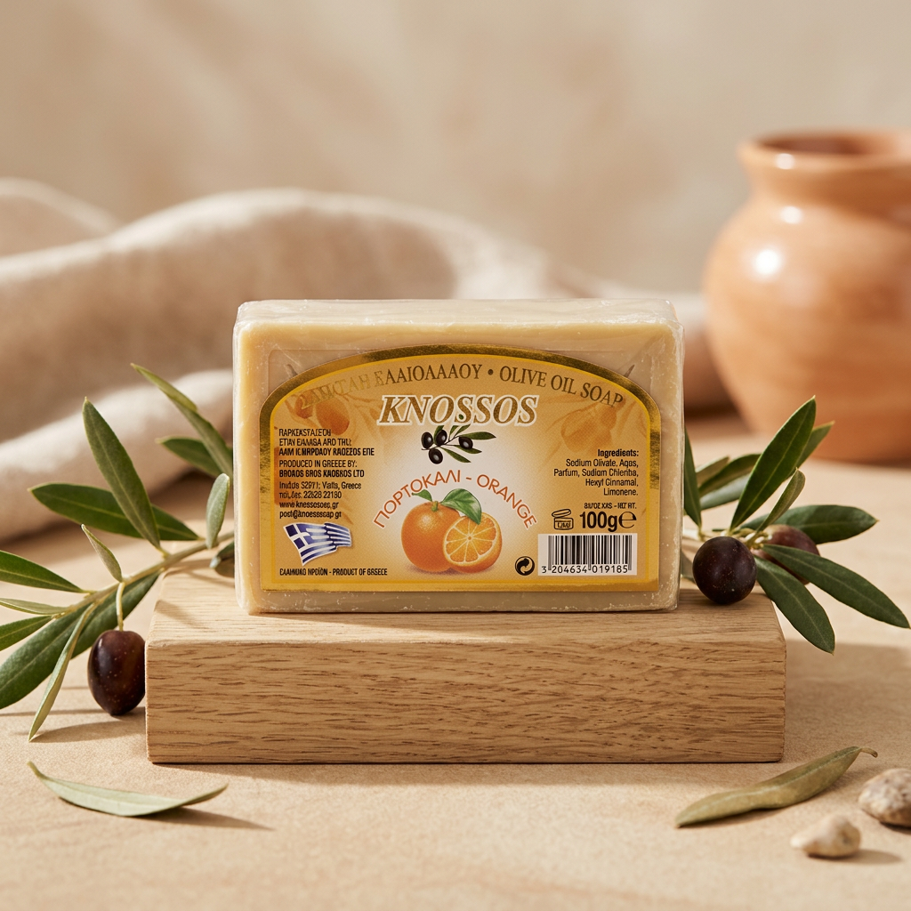 Přírodní olivové mýdlo Pomeranč - 100 g