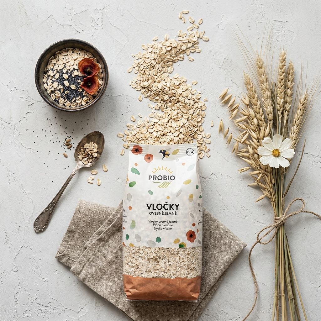 Ovesné vločky BIO jemné - 1,6 kg