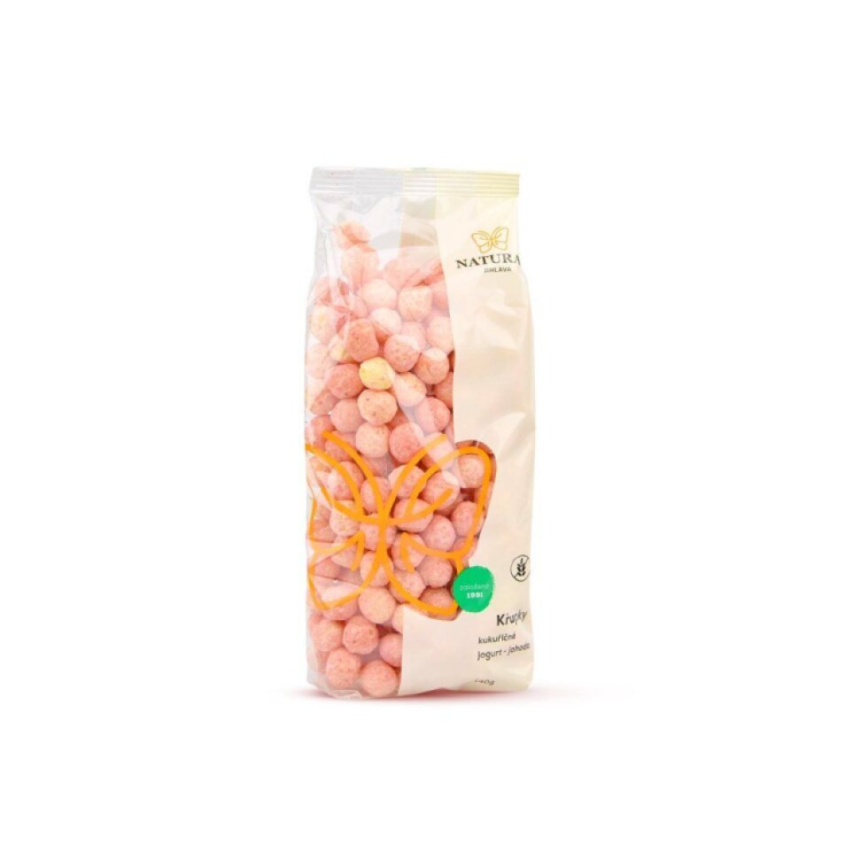 Kukuřičné křupky jogurt jahoda - 140 g