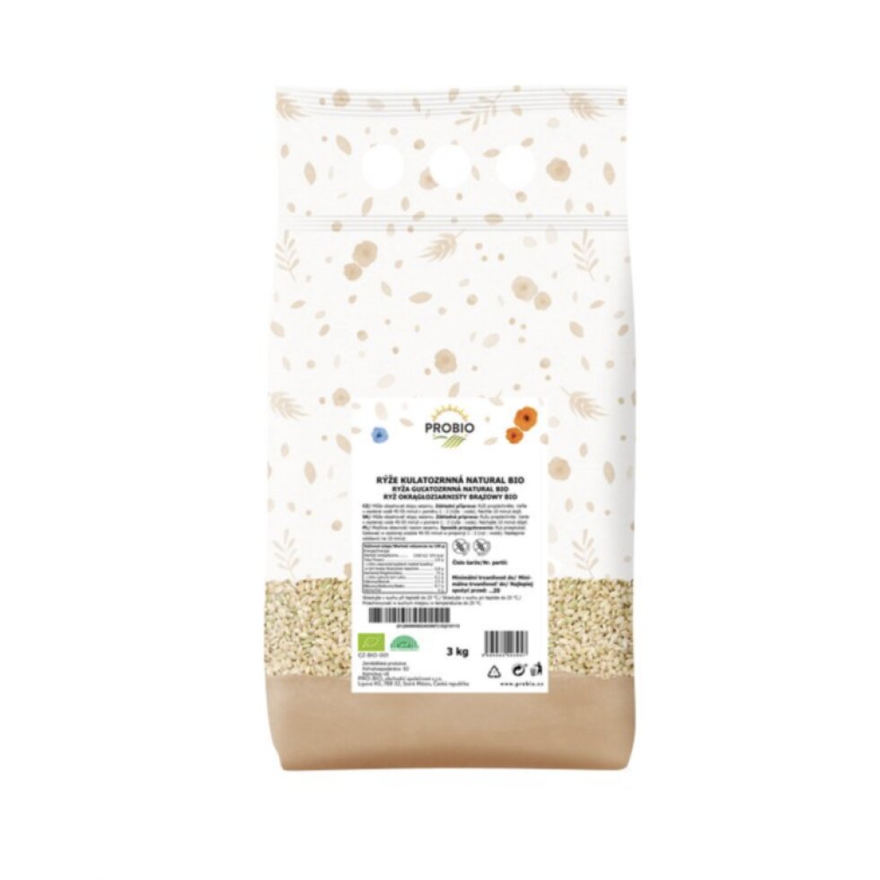 Rýže hnědá BIO natural kulatozrnná