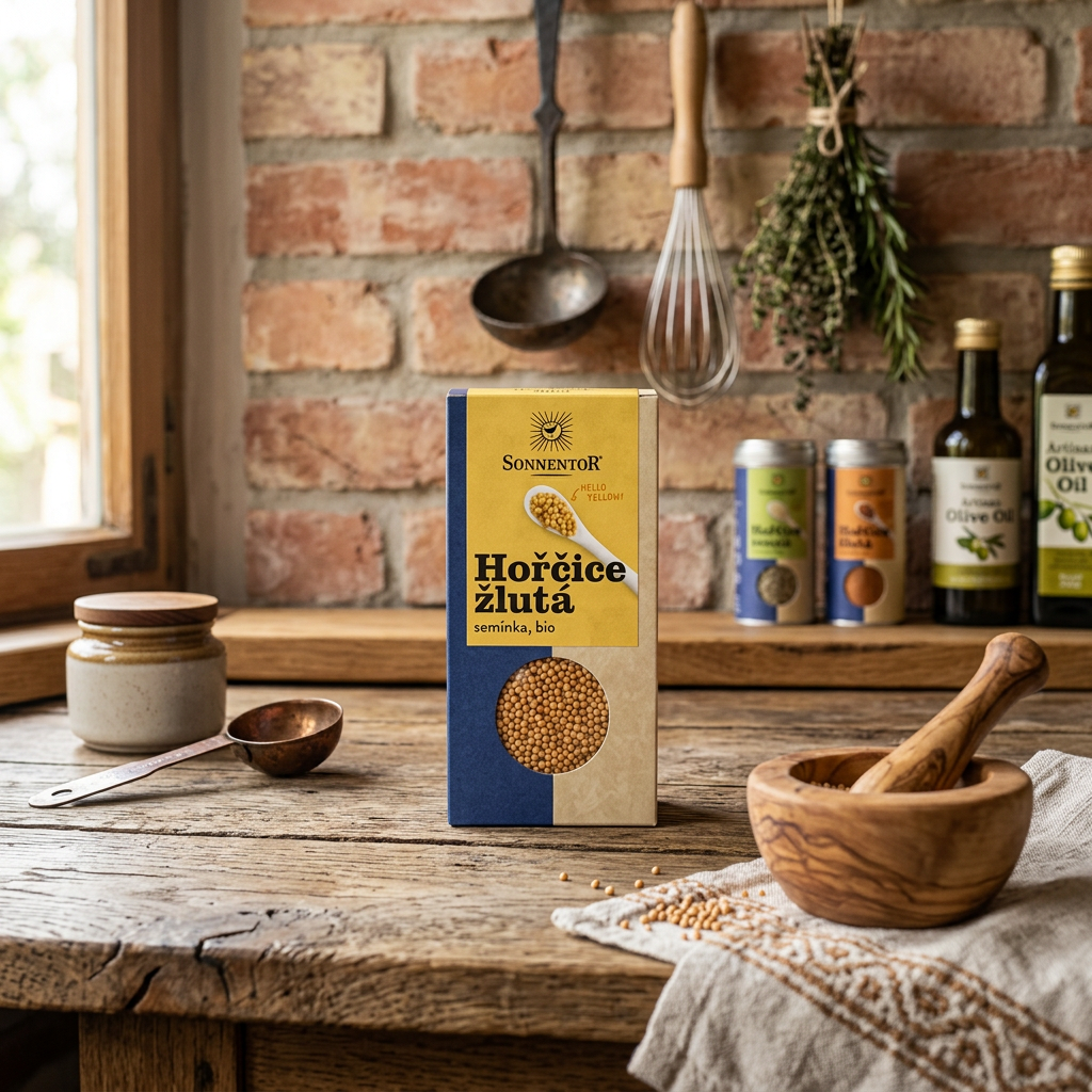 Hořčice BIO žlutá semínka - 120 g