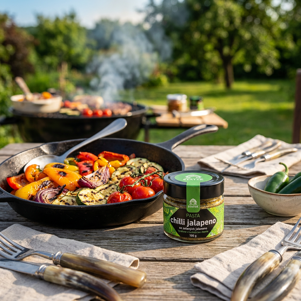 Pasta chilli jalapeno ze zelených jalapeno - 170 g