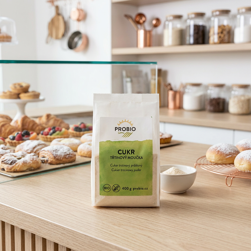 Třtinový cukr BIO moučkový - 400 g
