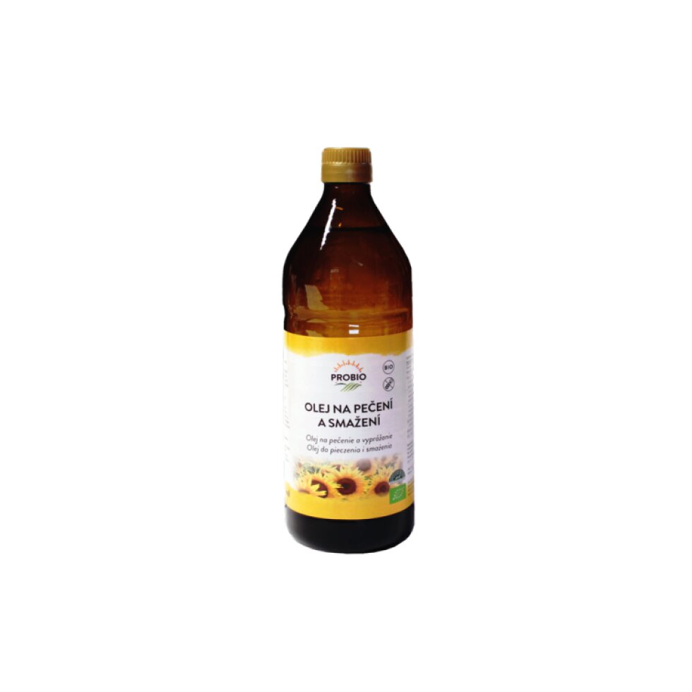Slunečnicový olej BIO na pečení a smažení - 750 ml