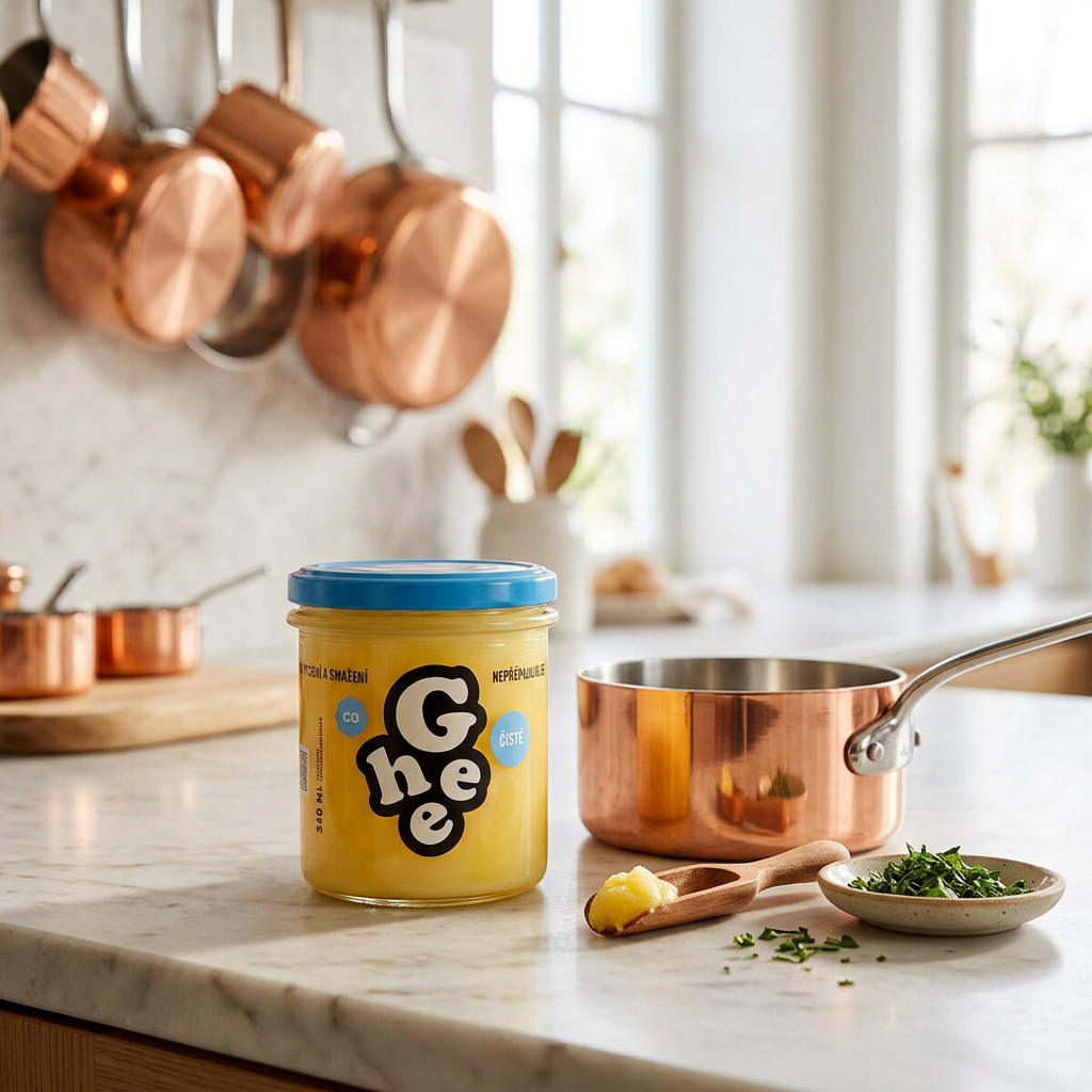 Ghí (Ghee) přepuštěné máslo - čisté