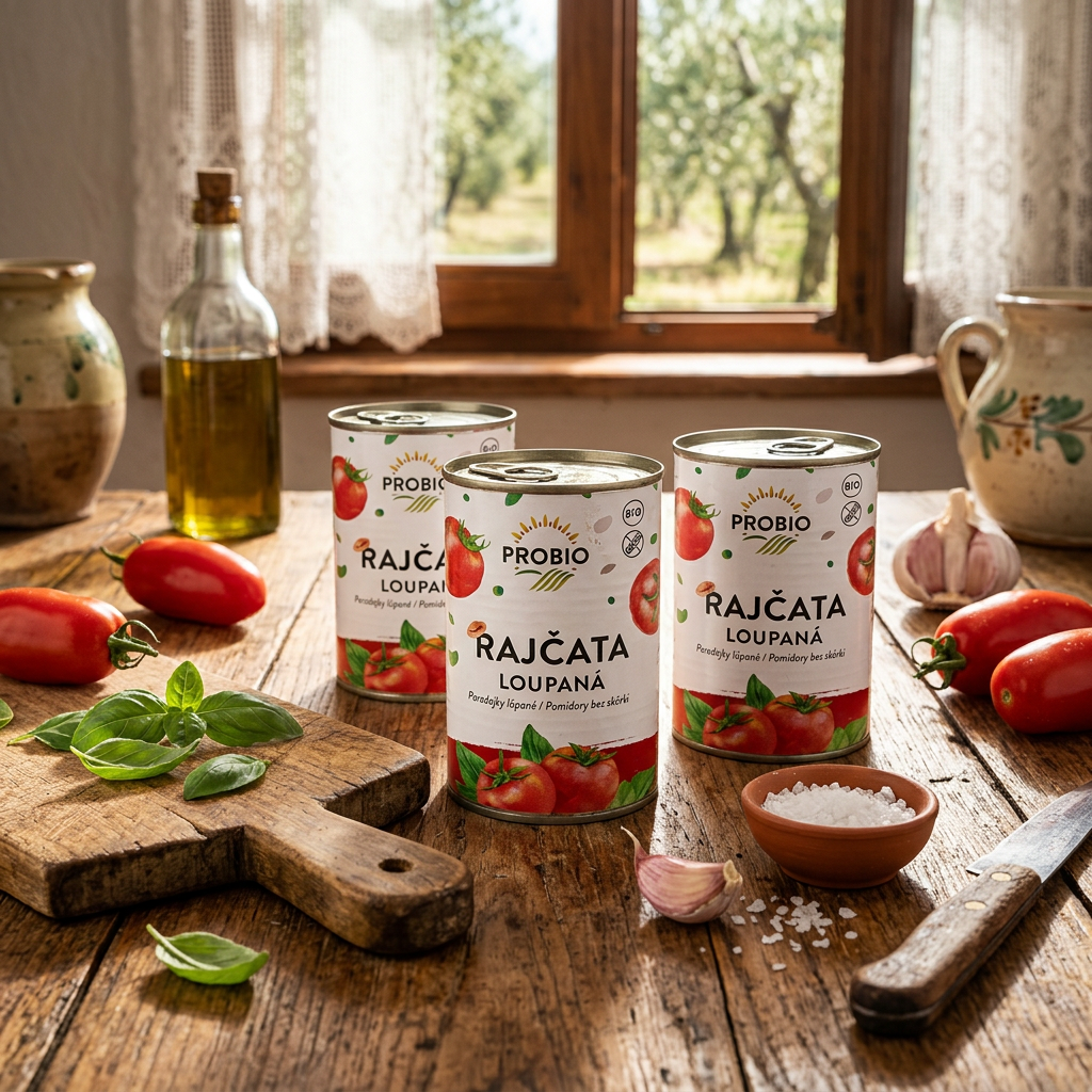 Rajčata BIO loupaná sterilovaná - 400 g