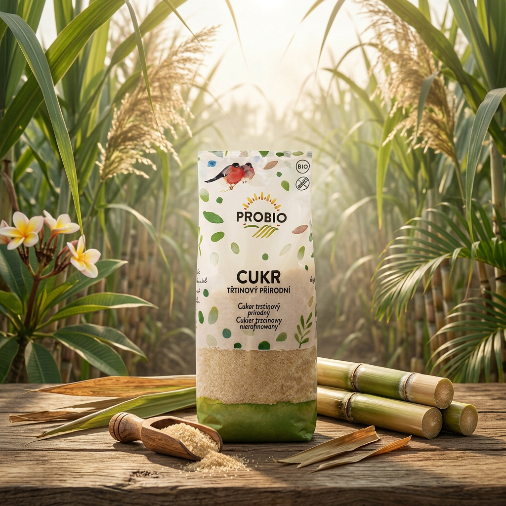 Třtinový cukr BIO přírodní - 500 g