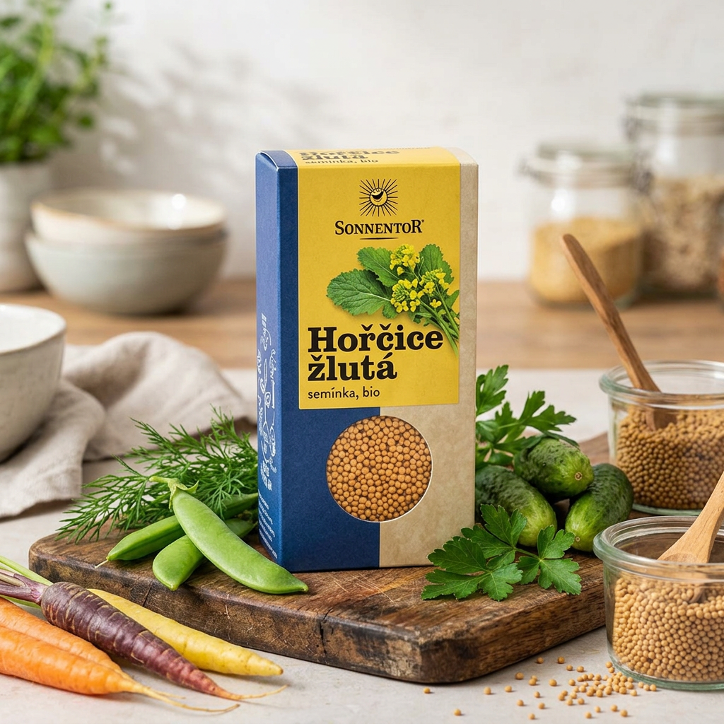 Hořčice BIO žlutá semínka - 120 g