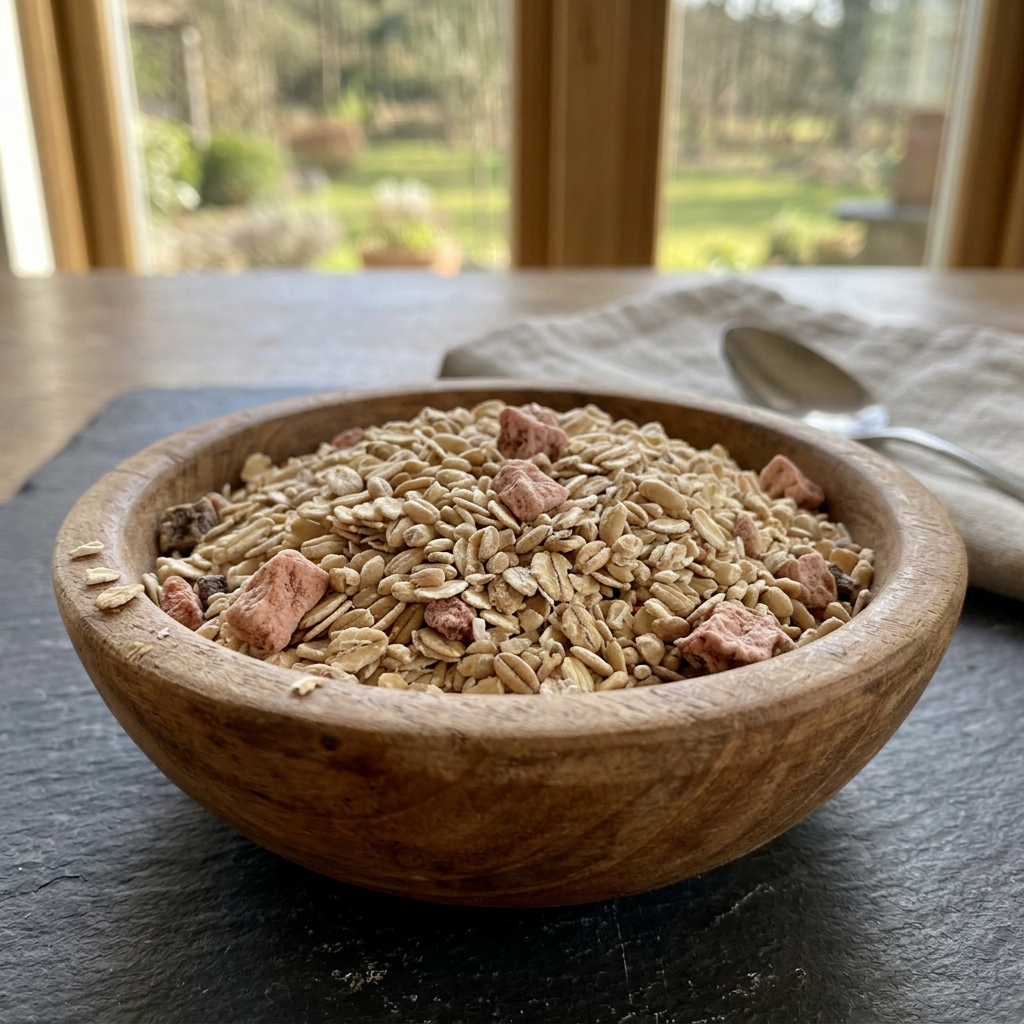 Kaše BIO natural - maliny a hořká čokoláda - 250 g - MámeChuť