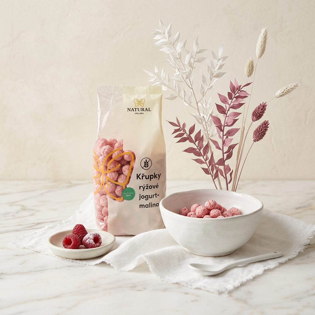 Ryžové křupky jogurt malina - 140 g