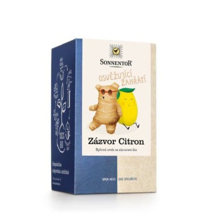 Čaj BIO zázvor citron - 32,4 g