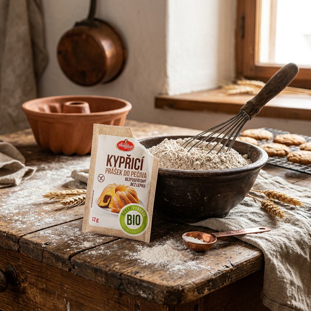 Kypřicí prášek BIO do pečiva - 12 g