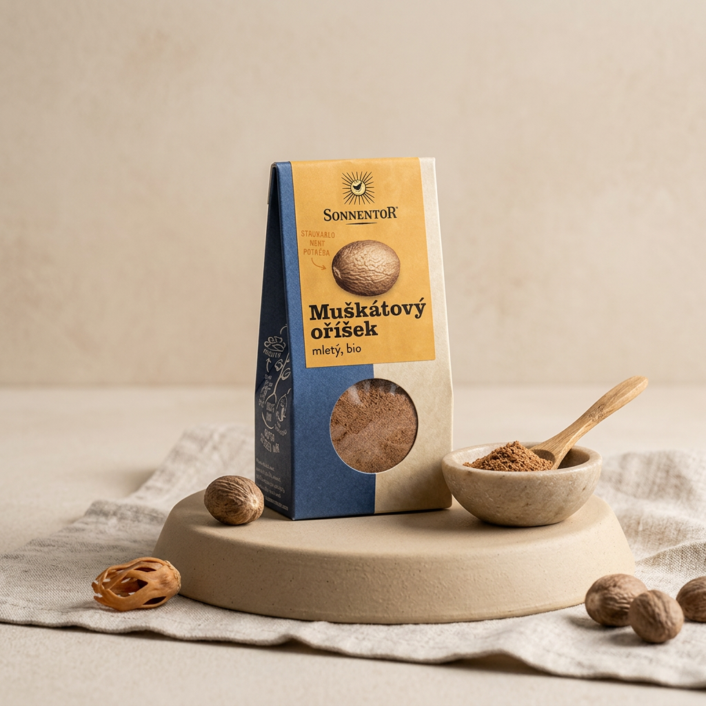 Muškátový oříšek BIO mletý - 30 g