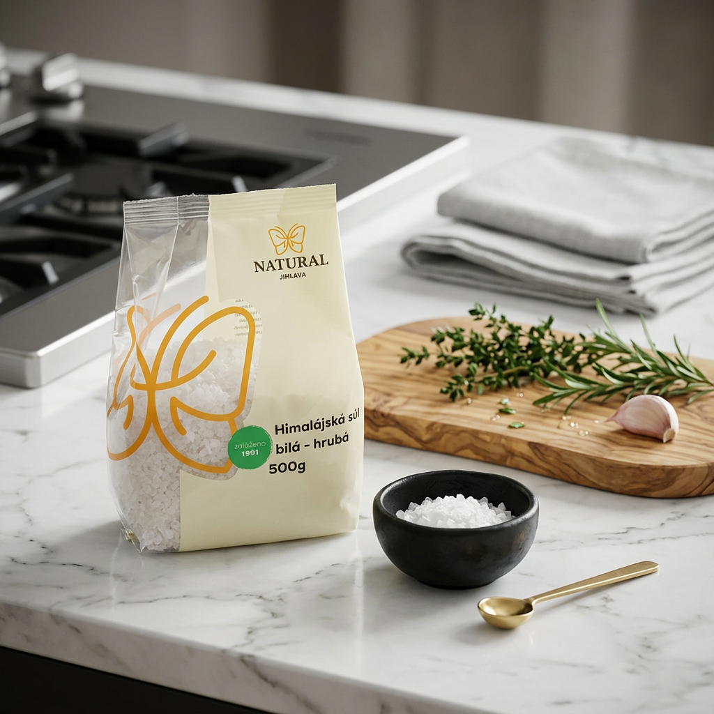 Himalájská sůl bílá hrubá - 500 g