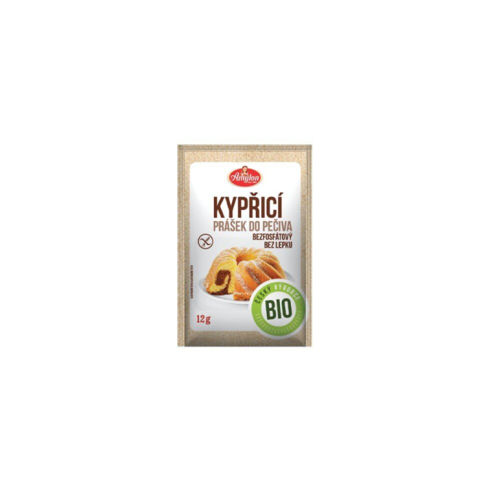 Kypřicí prášek BIO do pečiva - 12 g