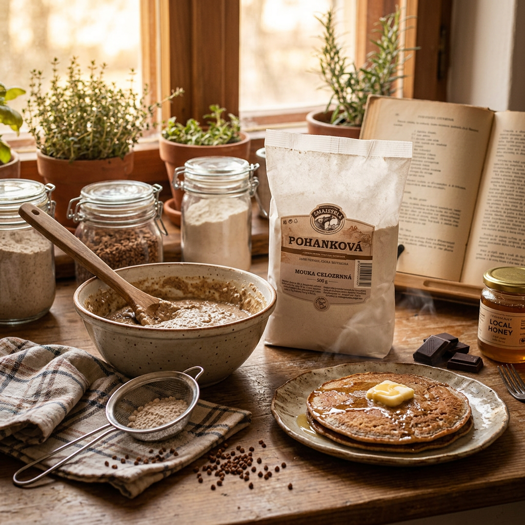 Pohanková mouka celozrnná - 500 g