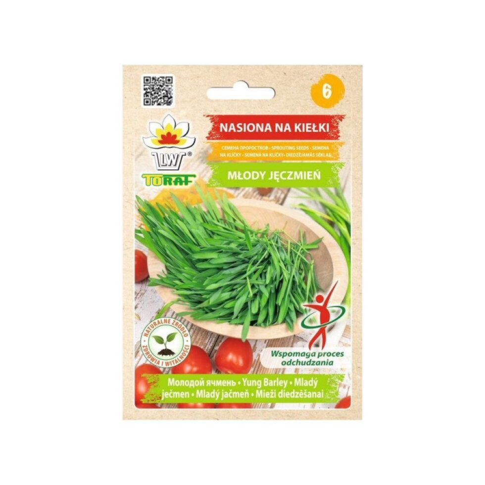 Mladý ječmen semínka na klíčení - 30 g